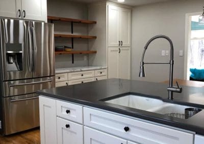 Downey Construction kitchen remodel with undermount sink